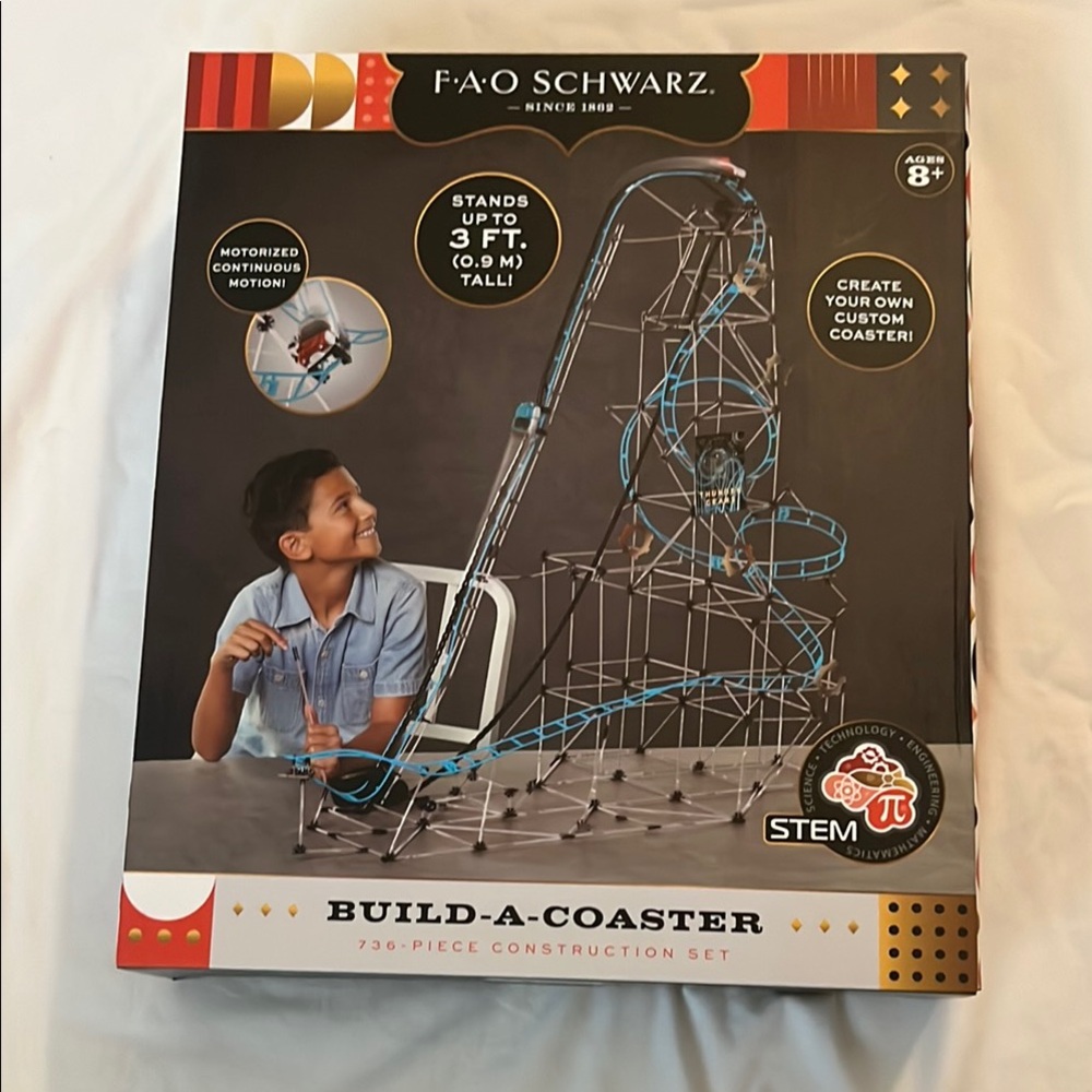FAO Schwarz Build-A-Coaster Set